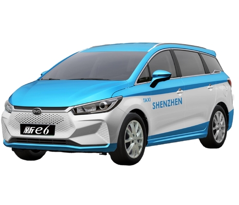 BYD's bestverkopende zuiver elektrische taxi, de nieuwe e6, heeft een bereik van 500 km.