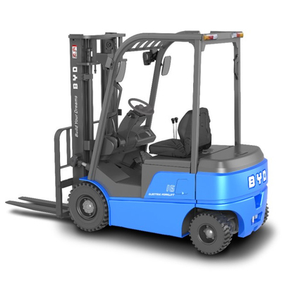 BYD's vier pivot balans gewicht 1,6-1,8 ton zuiver elektrische vorkheftruck voor Single Drive