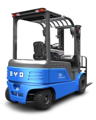 Gemaakt in China, BYD's vier pivot balans gewicht 3.0-3.5 ton zuiver elektrische vorkheftruck voor Dual Drive