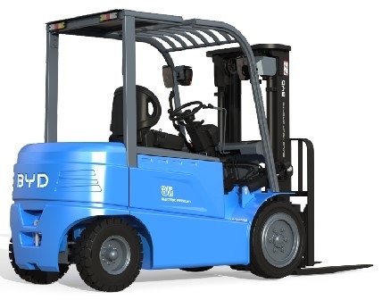 BYD's vier pivot balanceren weegt 7,0-8,0 ton pure elektrische vorkheftruck voor Dual Drive