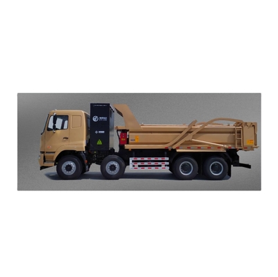 Geely CATL batterij met 282 graden batterijwisseling, 8X4 zware zuiver elektrische dumper voor stedelijk afvalvervoer