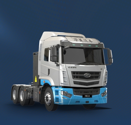 China Geely, standaardversie, CATL-282Kwh krachttractor, H7-6x4 zuiver elektrische trekker voor haven- en mijnbouwvervoer