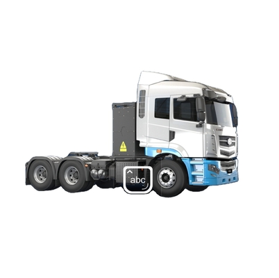 China Geely, standaardversie, Yiwei 282Kwh krachttractor, 6x4 zuiver elektrische tractor voor staalfabrieken en mijnbouwvervoer