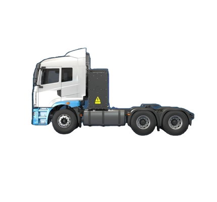 Geely Remote, Composite M7, Yiwei 350Kwh Power Exchange, 6x4 Pure Electric Tractor voor Terminal Transport
