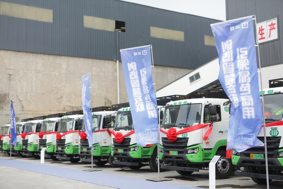 Geely Remote G1E Pure Electric Mixing Truck 8X4 Opladen en vervangen geïntegreerd