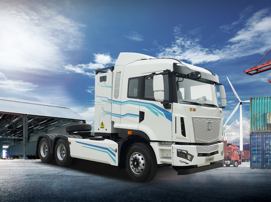 Goede prijs Made in China Geely 282 kWh 6X4 Remote H7 Pure Electric Tractor voor Wharf