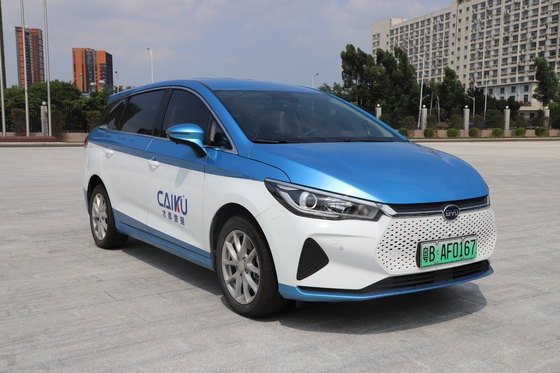 BYD's bestverkopende zuiver elektrische taxi, de nieuwe e6, heeft een bereik van 500 km.