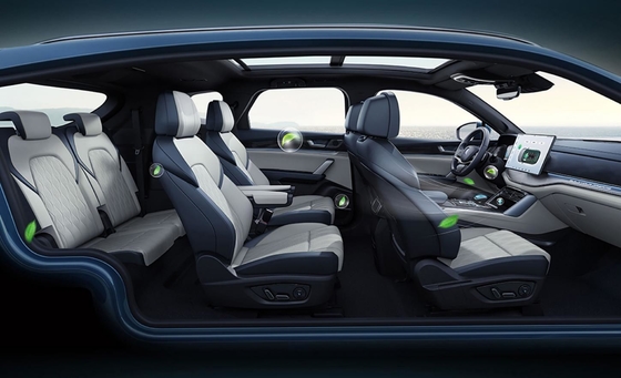 BYD's grote superhybride stads SUV, Tang Dmi, komt voor disruptie
