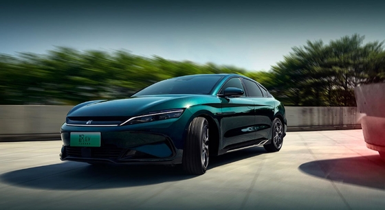 Hit selling BYD performance auto Han EV beperkte editie intelligente vierwielaandrijving elektrische sedan