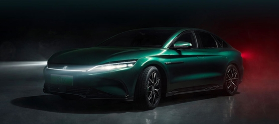 Hit selling BYD performance auto Han EV beperkte editie intelligente vierwielaandrijving elektrische sedan