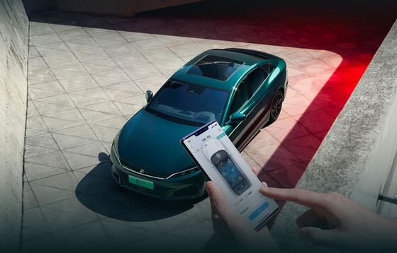 Hit selling BYD performance auto Han EV beperkte editie intelligente vierwielaandrijving elektrische sedan