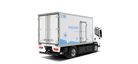 Warm verkoop 180KM BYD zuivere elektrische koelbox truck stad levering