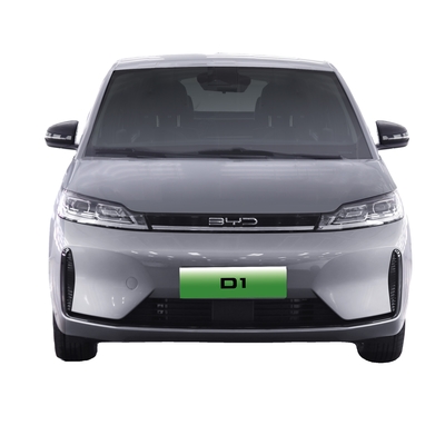 China maakte 418KM zijdelingse schuifdeur BYD D1 pure elektrische sedan gedeelde auto