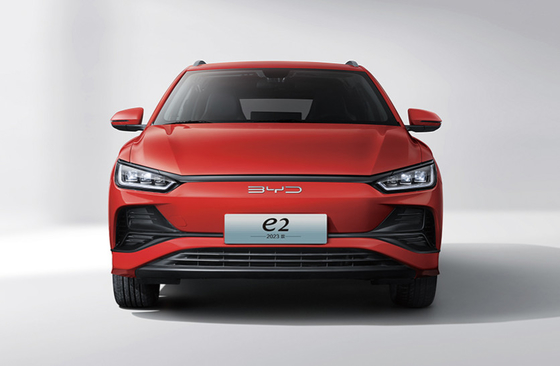 Gemaakt in China met een bereik van 405 km, 2023 pure elektrische BYD e2 sedan gedeelde auto