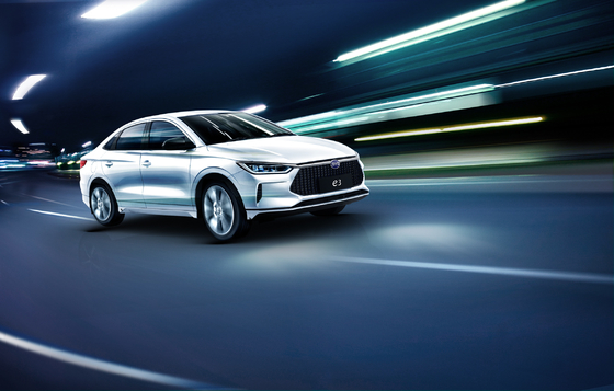 Made in China met een bereik van 401KM BYD Pure Electric Vehicle e3 City Shared Car