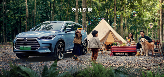 Performance benchmark: hybride motor met een actieradius van 121 km, luxe voorwielaandrijving BYD SUV Tang DMI