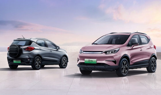 Gemaakt in China met kwaliteitsborging en bereik van 310km BYD Yuan Pro Pure Electric Sedan Kleine SUV