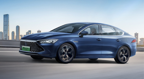 De koning van de kostenprestaties: Super Hybrid Pure Electric Range 120KM BYD Qin Plus DMI Electric Sedan